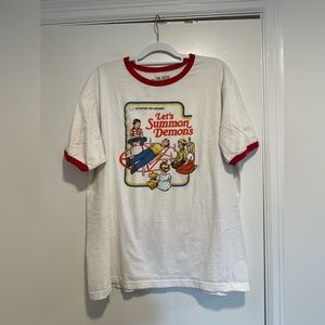 Ripple Junction Sz:2X Steven Rhodes Let's Summon Demons Retro Style Tee.